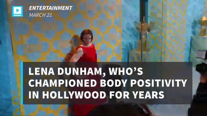 Lena dunham is sick of everyone obsessing about her weight