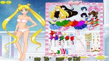 Disney Princess Rapunzel Sailor Moon Cosplay Dress Up Game for Kids