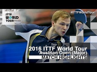 2016 Austrian Open Highlights: Benedikt Duda vs Kenta Matsudaira (1/2)