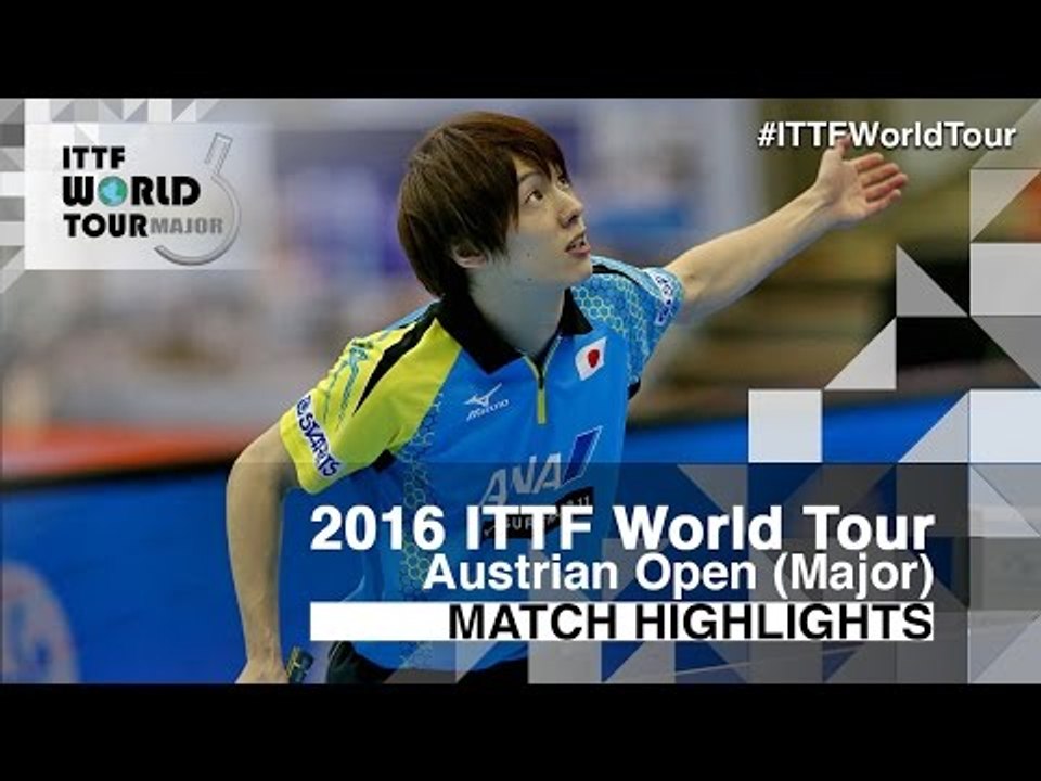 2016 Austrian Open Highlights: Koki Niwa vs Kenta Matsudaira (R16)