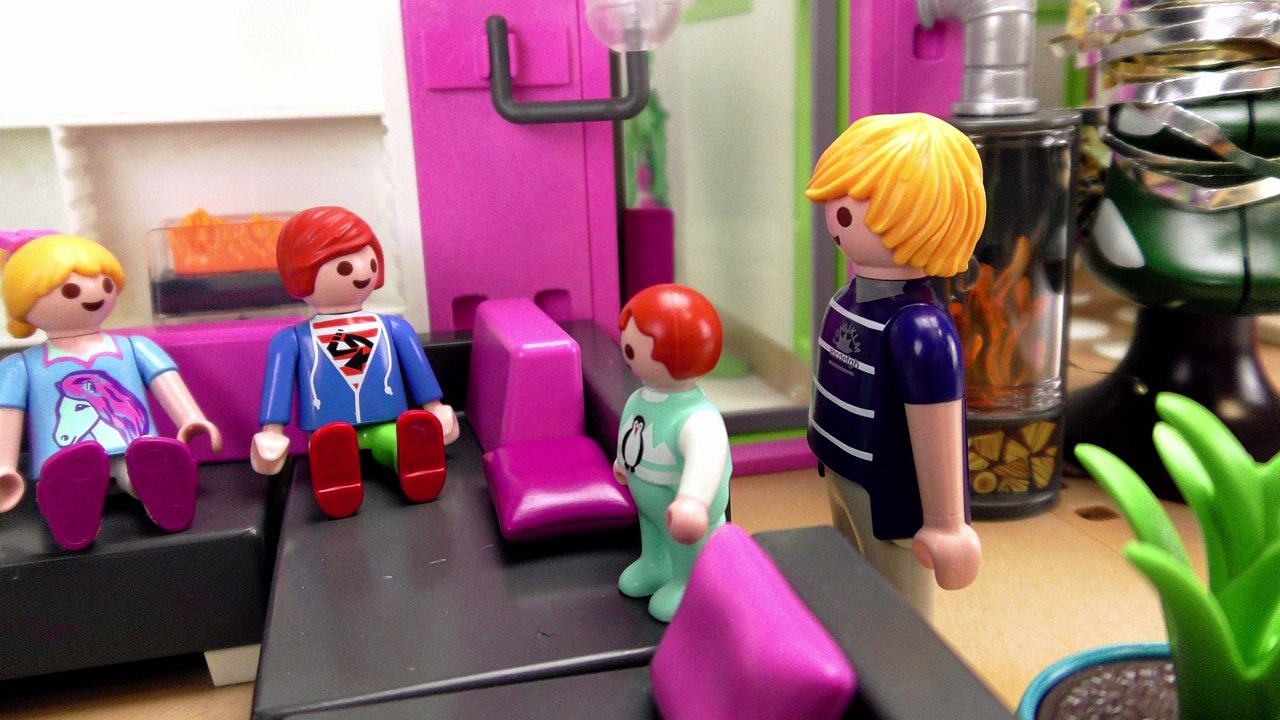 摩比游戏 playmobil 小电影 小尤汉娜艾玛 梦游做梦 家庭小故事