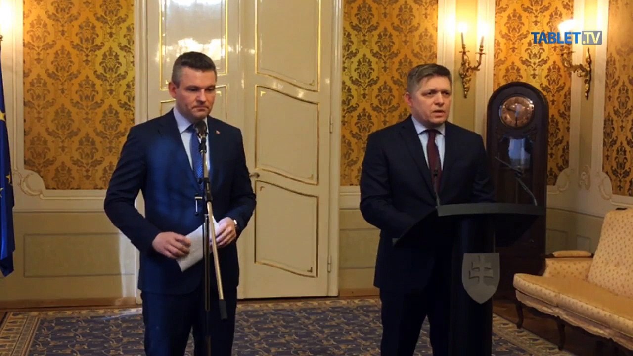 ZÁZNAM: TK premiéra R. Fica a podpredsedu vlády SR pre investície P. Pellegriniho