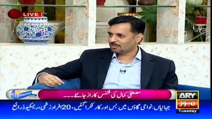 Mustafa Kamal First time telling the Reason of his Rona