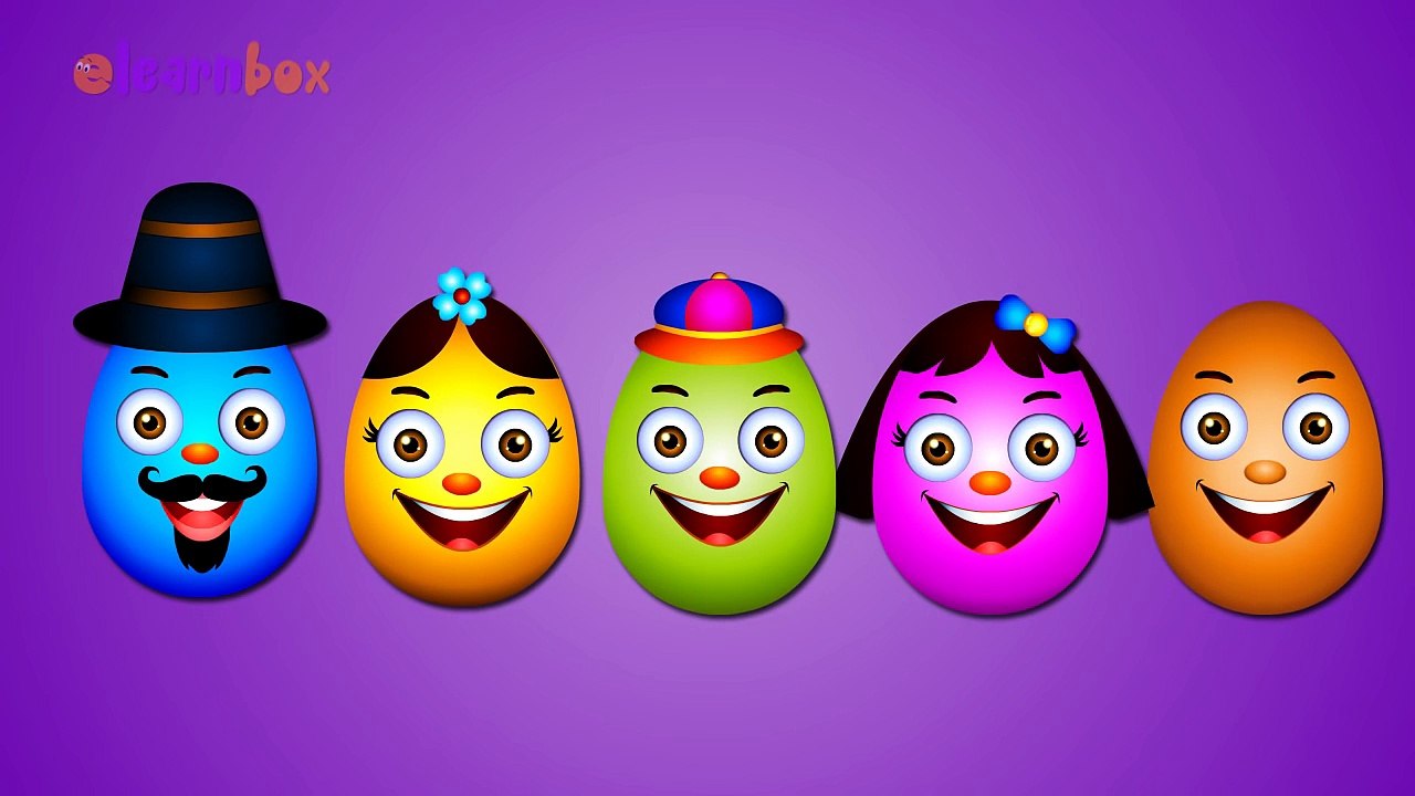 Easter Eggs Cartoons Animation Singing Finger Family Nursery Rhymes for Preschool Children