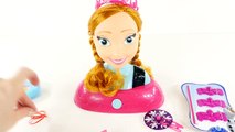 Play Doh Frozen Anna Styling Head | My Little Pony Disney Olaf Princess Hair Designs - Car