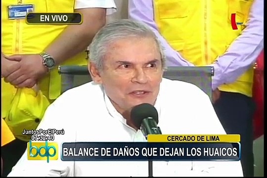 MML: Castañeda Lossio se pronuncia sobre puentes y respalda a gerente de Emape