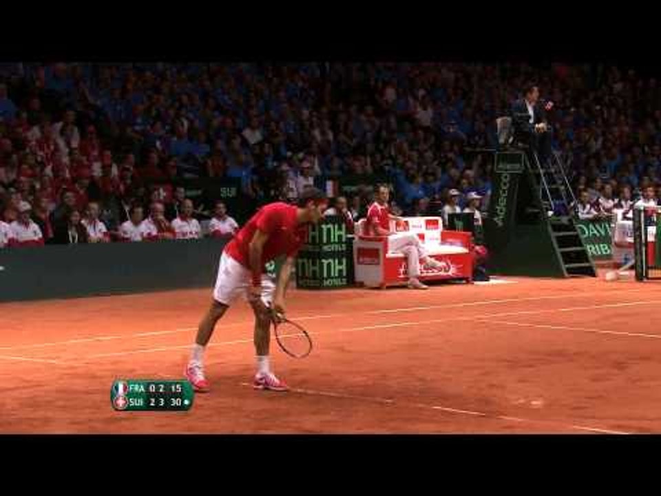 Highlights: Richard Gasquet (FRA) v Roger Federer (SUI)