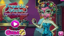Monster High Games- Frankie Stein Real Makeover- Fun Online Fashion Games for Girls Kids