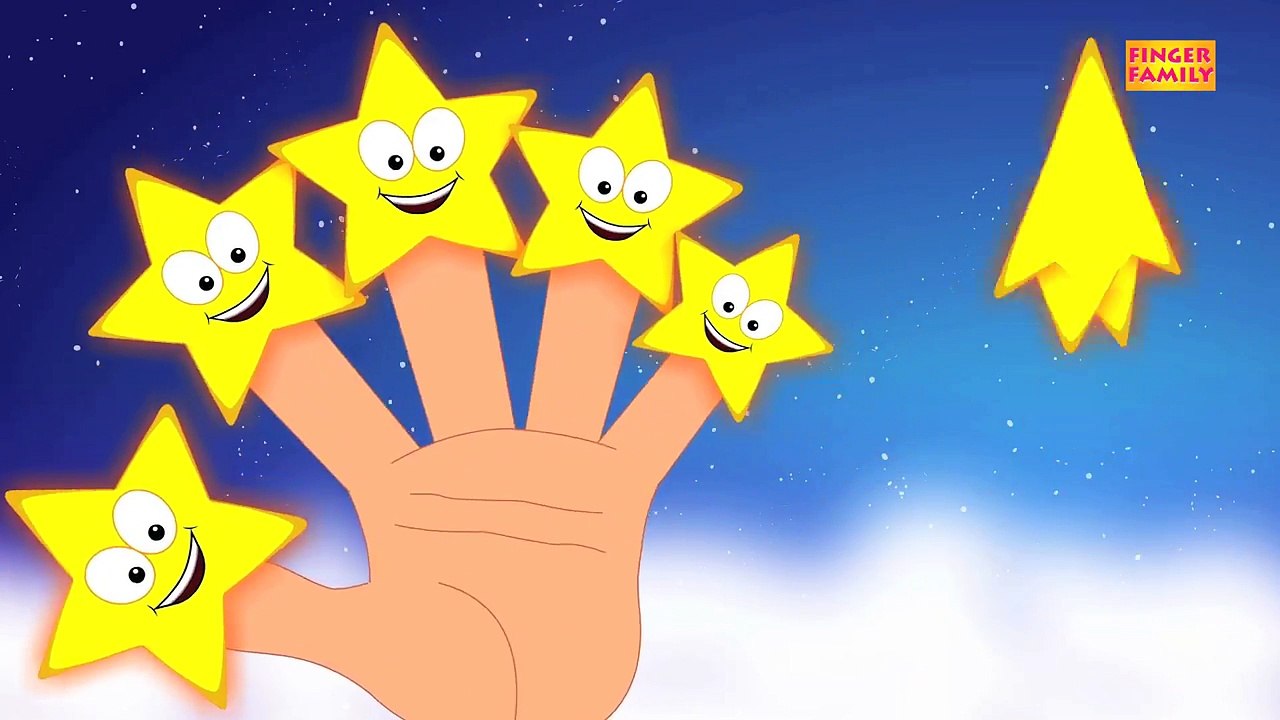 stars finger family | twinkle twinkle little star | nursery rhymes | kids songs