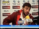 8η ΑΕΛ-Αγροτικός Αστέρας 2-1 2015-16 Γιώργος Μπουντόπουλος δηλώσεις