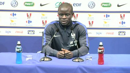 Foot - Bleus : Kanté «Mbappé ? Ce qu'il fait à son âge, c'est exceptionnel»