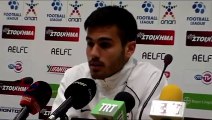 ΑΕΛ-Ξάνθη  1-0 2015-16 Κύπελλο Τάσος Κρητικός δηλώσεις