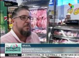 Exportación brasileña de carne en 2016 fue de 7.2% de su comercio