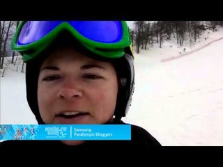 Kimberly Joines: Training gs at the Rosa Khutor Alpine Centre