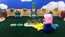 PJ Masks Peppa Pig Play-Doh Stop-Motion Toilet Training Team Owlette, Gekko, Catboy