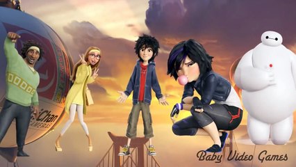 Finger Family | BIG HERO 6 Baymax Animation Daddy Finger Nursery Rhyme Song