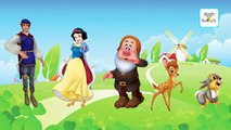 Disney Princess Finger Family Compilation / Nursery Rhymes / Snow White, Belle, Mulan and