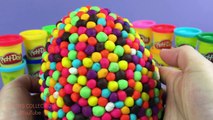 Play Doh Dippin Dots Surprise Eggs with Peppa Pig Toys Daddy Mummy Pig Candy Cat Zoe Zebra
