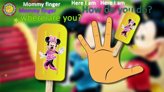 Mickey Mouse Baby Ice Cream Finger Family / Nursery Rhymes and More Lyrics