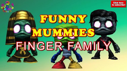 Cute Mummy Halloween Finger Family Rhyme For Kids | Funny Finger Family Songs For Halloween