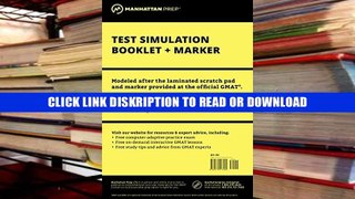Read Manhattan GMAT Test Simulation Booklet w/ Marker E-Book Online