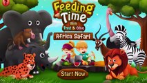 Kids Learn Feeding Wild Animals | Feeding Time 2 Africa Safari Kids - English Class Animal