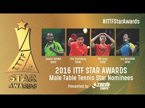 Who will be the 2016 Male Table Tennis Star?
