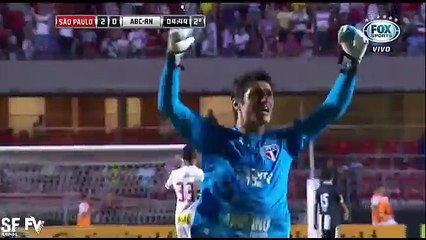 Segundo gol de Luiz Araújo - São Paulo 3 x 1 ABC - Copa do Brasil 2017
