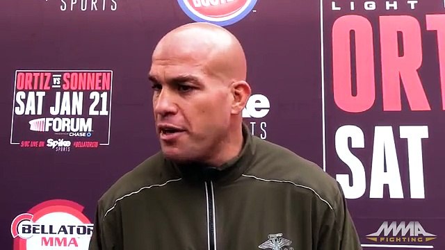 Tito Ortiz Bellator 170 Open Workout Scrum