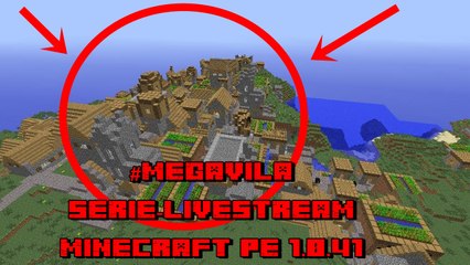Minecraft: CONSTRUINDO UMA MEGA VILA / DIVULGAÇÃO DE CANAIS