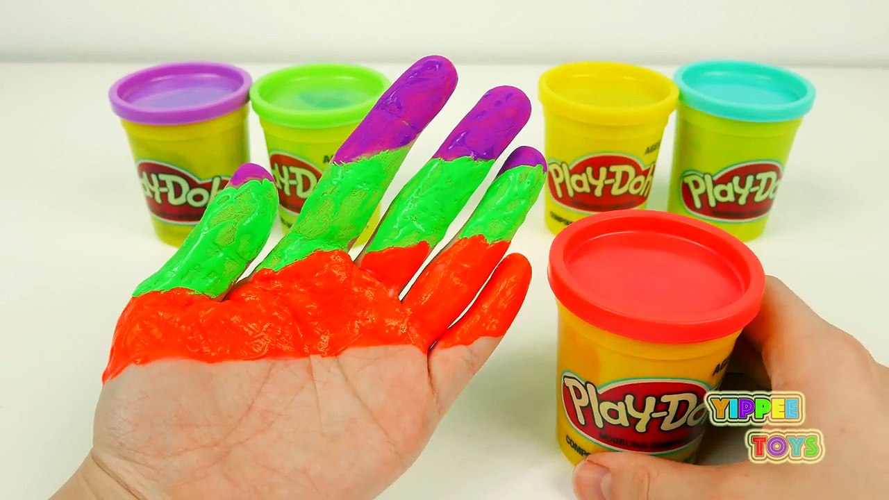 Learn Colors with Body Paint Learning video for Children