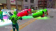 SPIDERMAN & HULK EPIC HELICOPTER PARTY! Lightning McQueen Nursery Rhymes Animated Songs