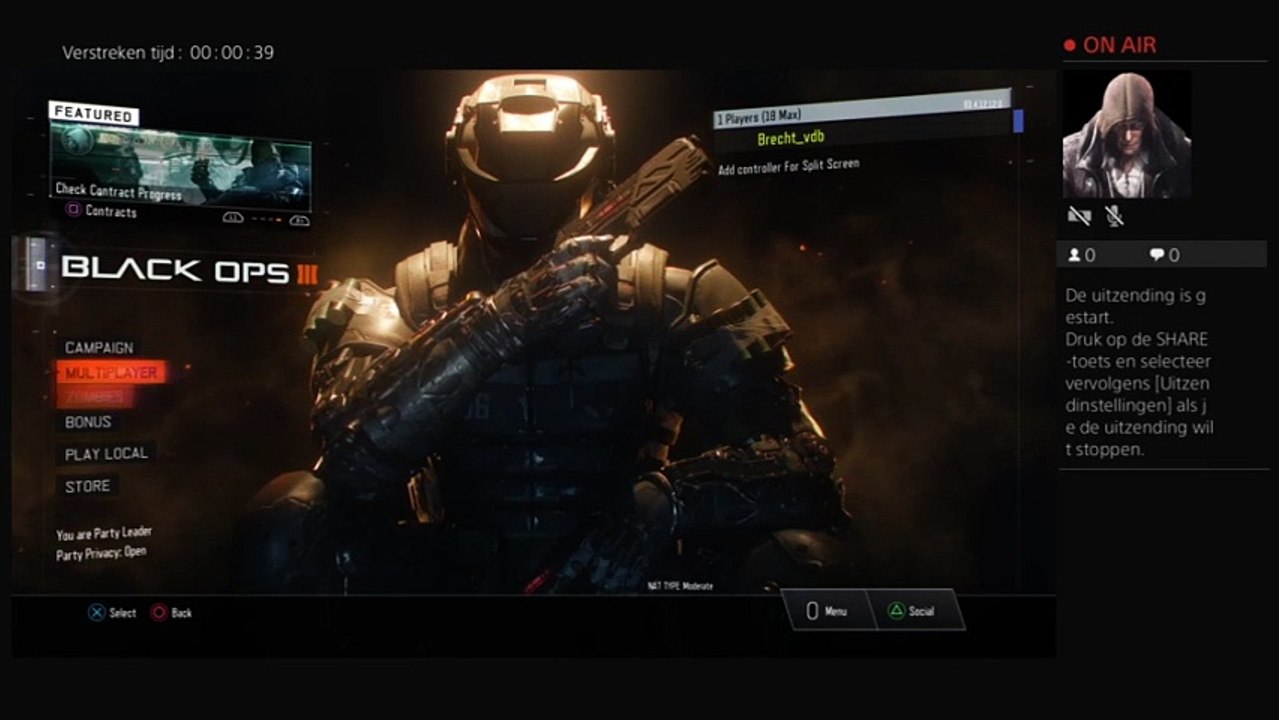 Live PS4-uitzending van Brecht_vdb