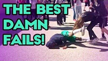 HE FELL OFF THE ROOF! The Best DAMN Fails of March 2017  Funny Fail Compilation