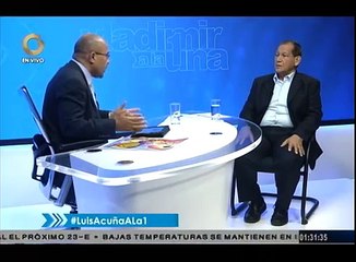 Acuña: El error fue no haber industrializado el campo