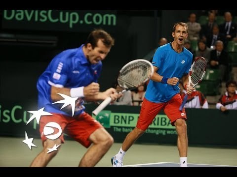 Highlights: Tatsuma Ito/Yasutaka Uchiyama (JPN) v Radek Stepanek/Lukas Rosol (CZE)