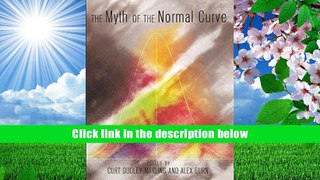 PDF [DOWNLOAD] The Myth of the Normal Curve (Disability Studies in Education)  FOR IPAD