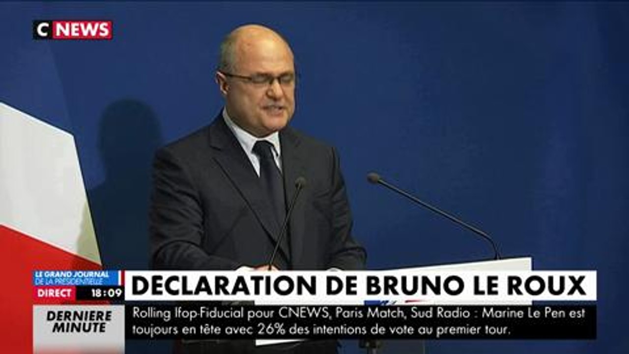Bruno Le Roux annonce sa démission du gouvernement