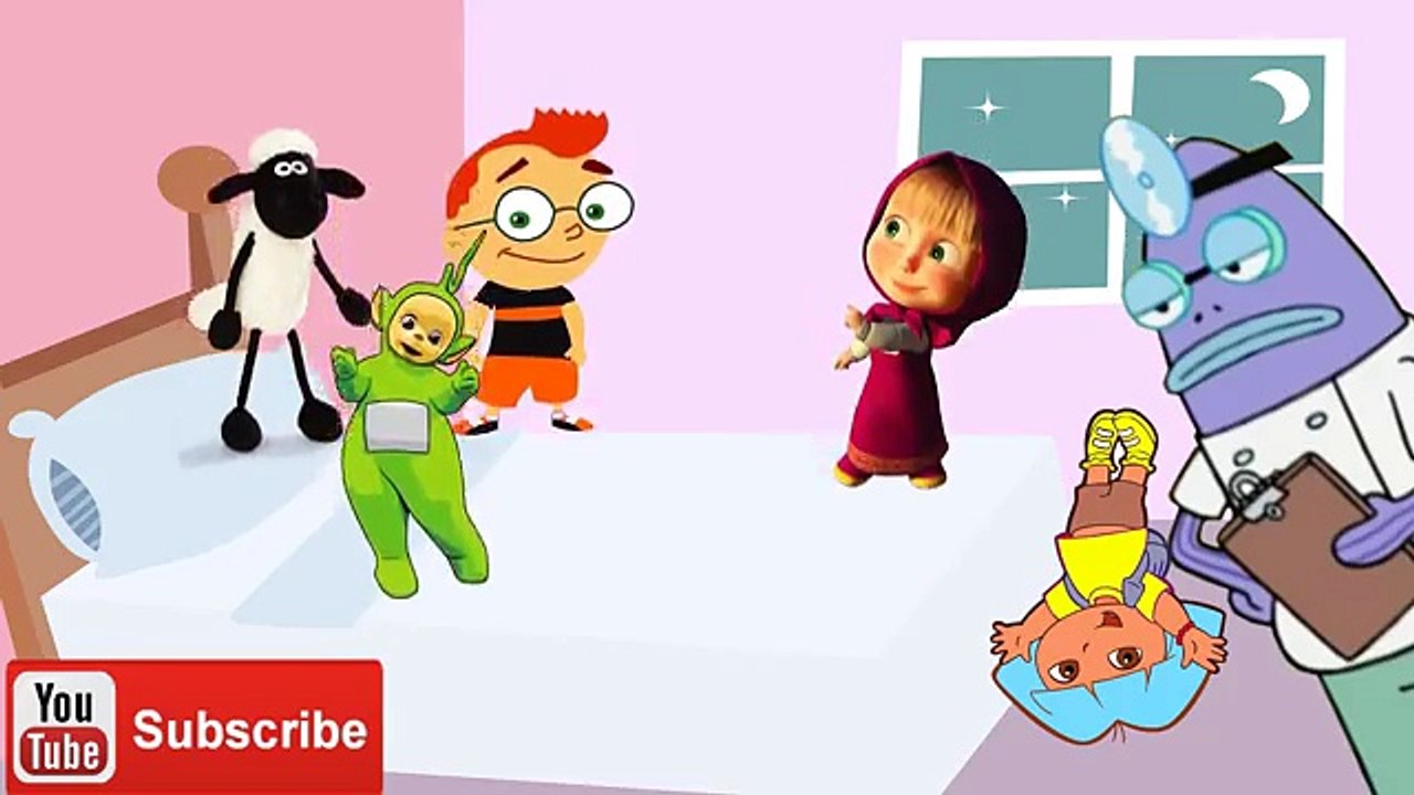 five little monkeys jumping on the bed | little einsteins | teletubbies | masha