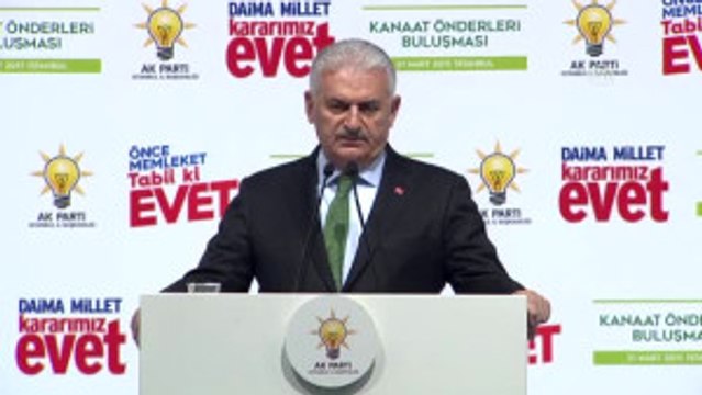 Başbakan Yıldırım: Ak Parti Sorunları, Torunlara Havale Eden Bir Parti Değildir