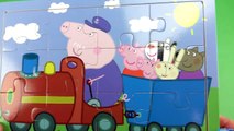 Peppa Pig · Wooden Puzzle · Peppa, George, Daddy, Mummy Pig · Puzzles Compilation by BigBA