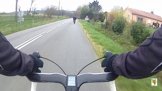 descente sur la route de nexon Limoges Haute-vienne