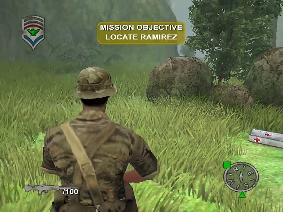 Shellshock  Nam '67  Walkthrough on Hard - Mission 8 - Men Down