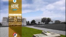 Aisne 2017 : Hommage aux morts des chars d'assaut à Berry-au-Bac - 20 et 21 mai 2017