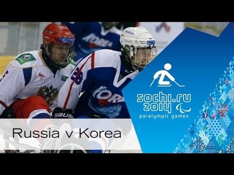 Russia v Korea full game | Group stage  | Ice sledge hockey | Sochi 2014 Paralympic Winter Games