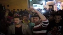 فيديو أهالي يحاصرون منزلي المتهمين بقتل 