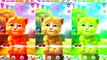 Talking Tom and Friends Colors Reaction Compilation Cat and Dog Animals Funny Videos