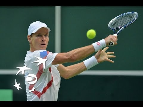 Highlights: Tomas Berdych (CZE) v Thiemo de Bakker (NED)