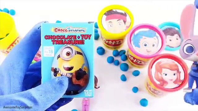 Learn Colors Nickelodeon Team Umizoomi Disney Junior PJ Masks Dory Play-Doh Surprise Eggs