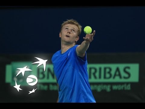 Highlights: Andrey Golubev (KAZ) v David Goffin (BEL)